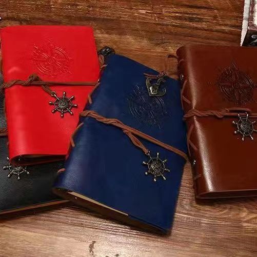 Vintage Pirate Loose-Leaf Notebook Kraft Paper Notebook