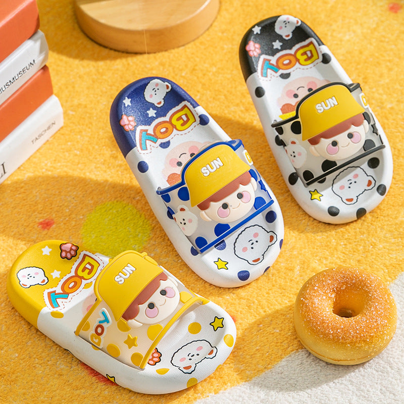 Summer Children Fashion Cartoon Slippers