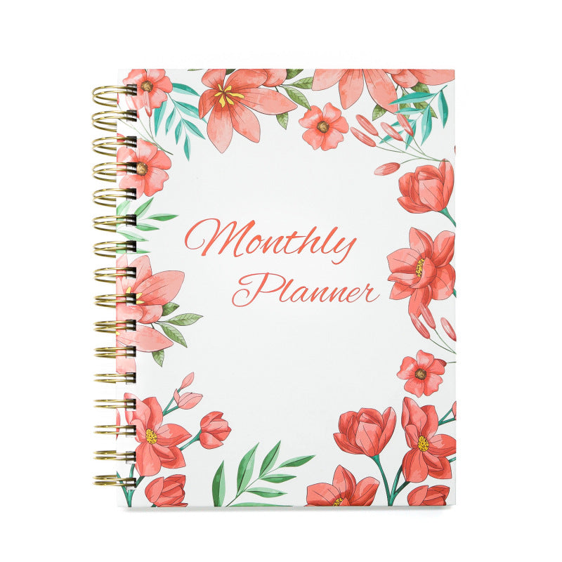 88 Pages A5 Agenda Planner Notebook Diary Weekly Monthly Planner Schedules Organizer Notebook For School Stationery Officer