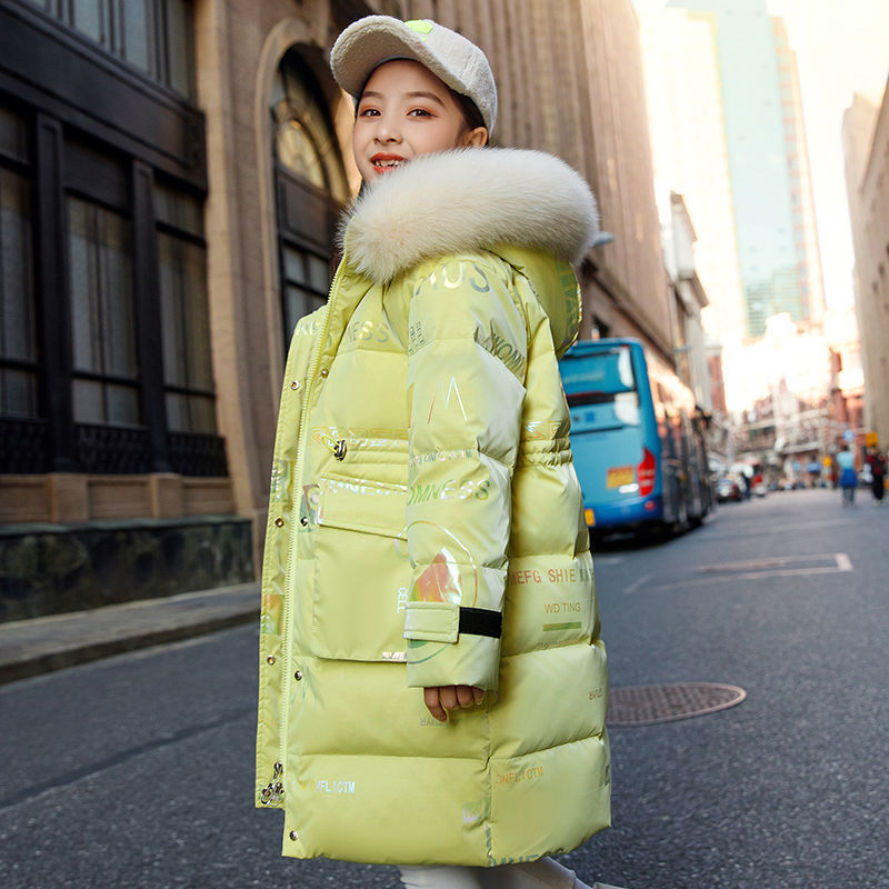 Winter Children Kids Toddlers Girls Hooded Warm Thickened Padded Jacket