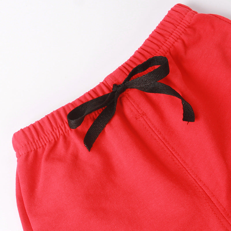 Children Kids Baby Fashion Girls Boys Casual Basics Solid Color Shorts