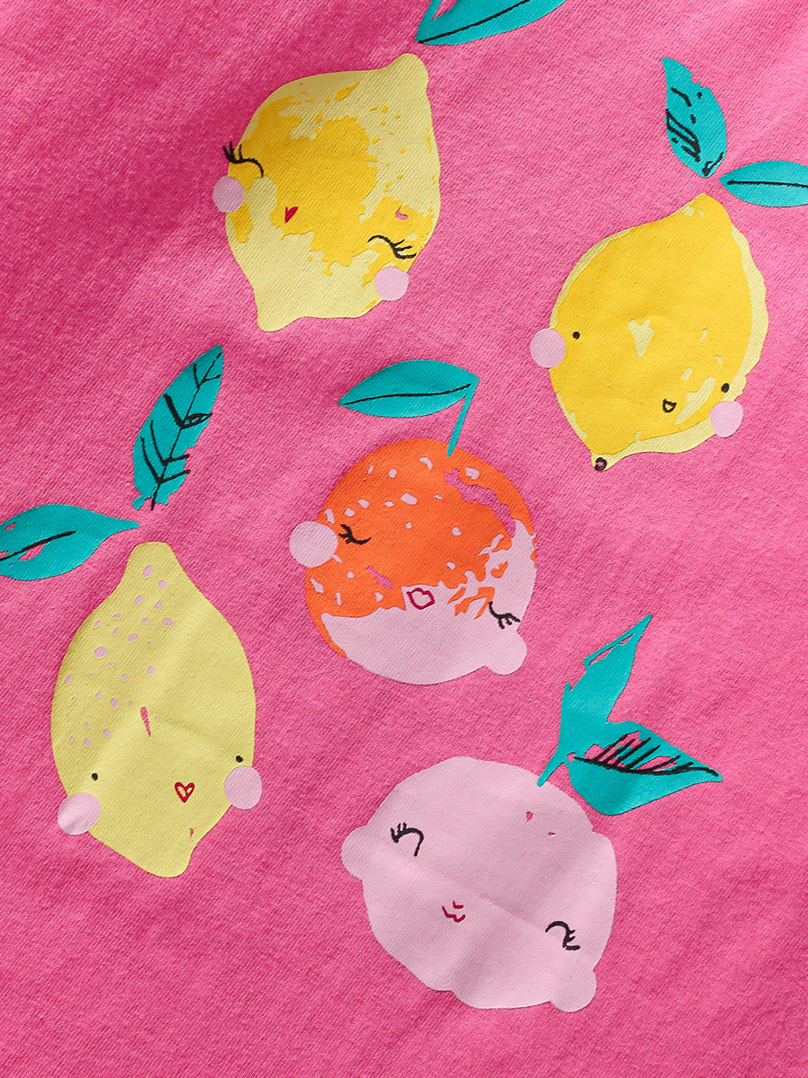 Kids Toddler Girls Casual Cute Short Sleeve T-Shirt