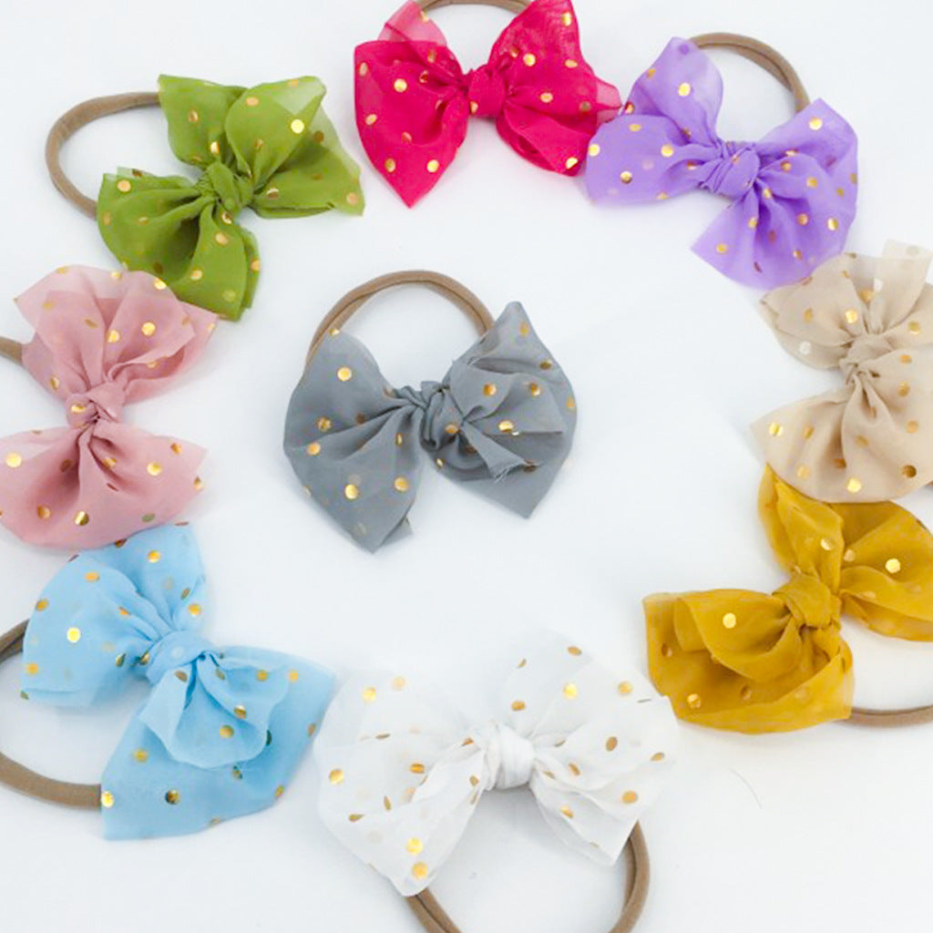 Kids Girls Cute Bow Hair Band
