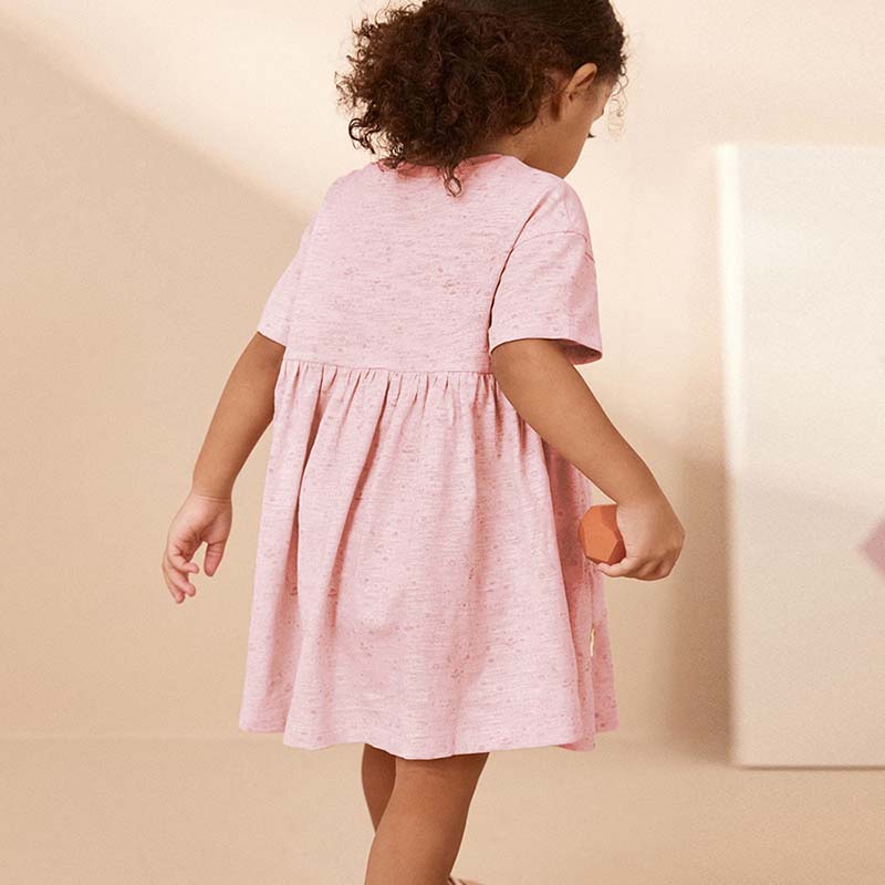 Kids Toddler Girls Casual Cute Butterfly Short Sleeve Dress