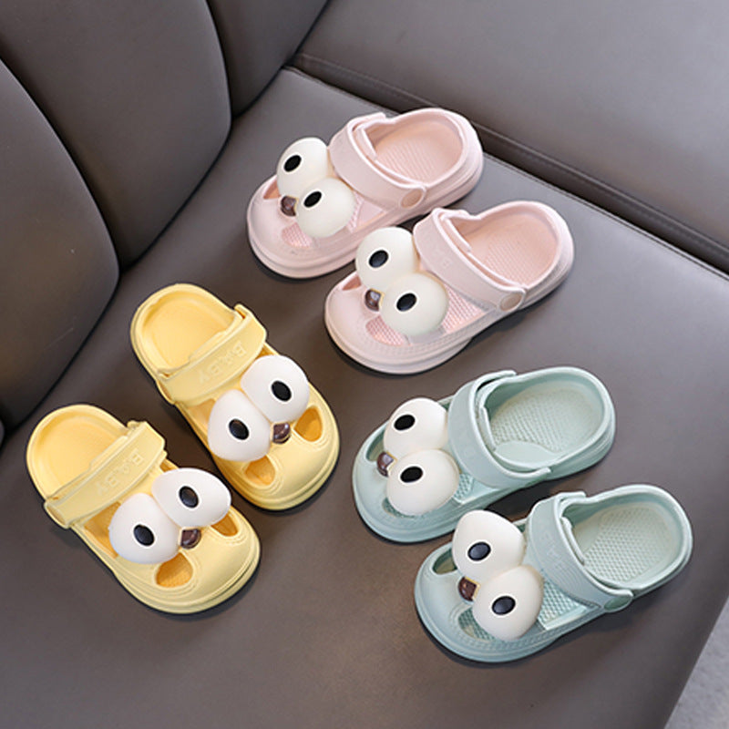 Kids Boys Girls Casual Cute Cartoon Flat Slippers