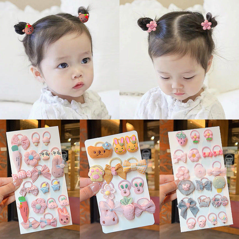 Kids Girls Cute Sweet Cartoon Hair Rings