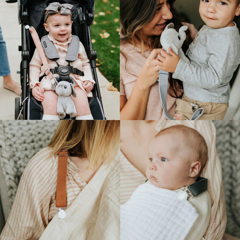 Baby Adjustable Breastfeeding Towel Clip Multi-Purpose Double-Headed Baby Clip