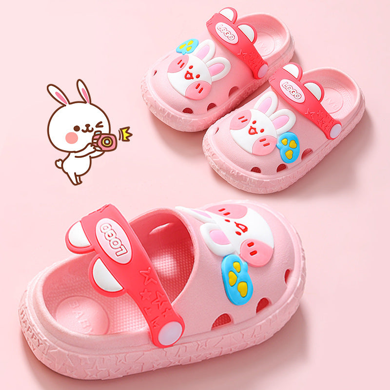 Children Kids Baby Fashion Girls Boys Casual Cute Cartoon Soft Bottom Slippers Shoes
