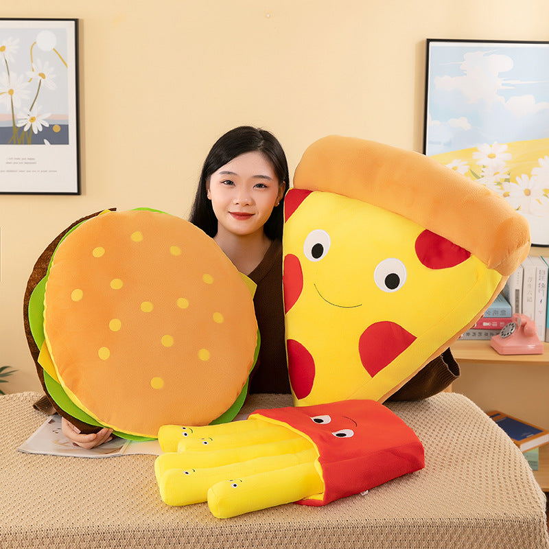 Creative Burger Fries Plush Toy
