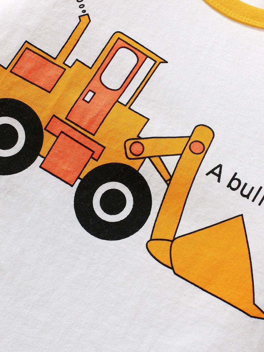 Kids Toddler Boys Casual Cartoon Short Sleeve T-Shirt
