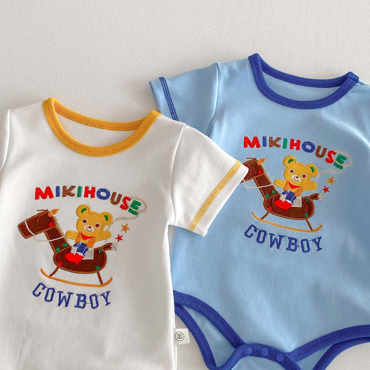 Kids Baby Boys Girls Casual Cute Cartoon Print Short Sleeve Romper