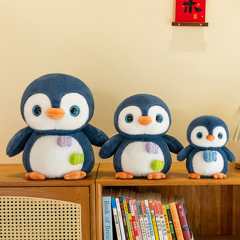 Cute Fishing Penguin Plush Toy