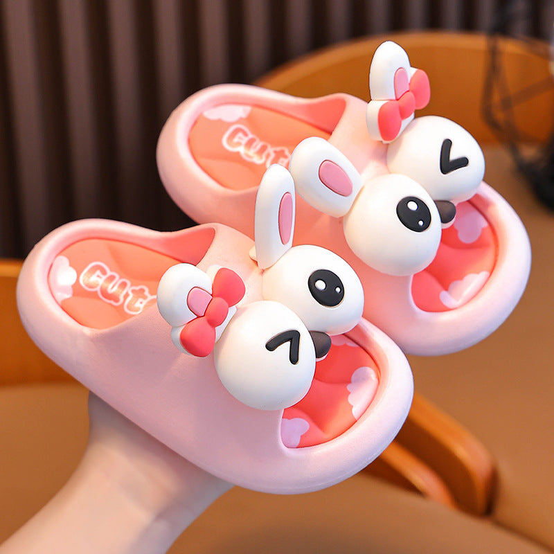 Kids Unisex Casual Cute Cartoon Thick-Soled House Slippers