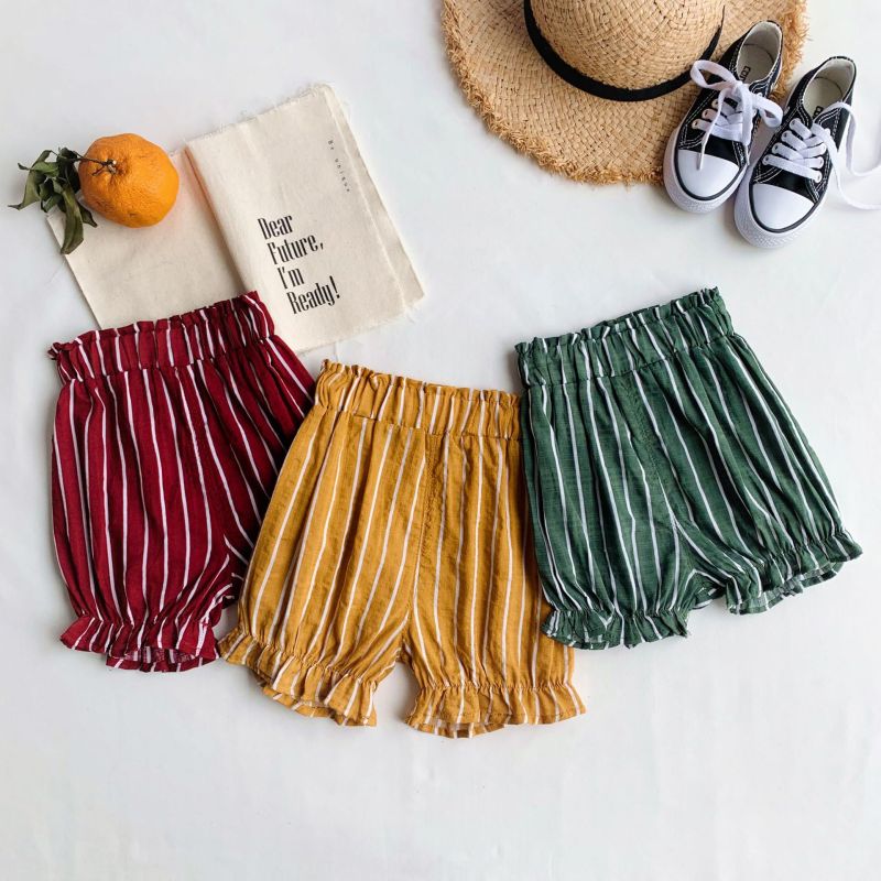 Children Kids Baby Fashion Girls Casual Basic Flower Print Shorts