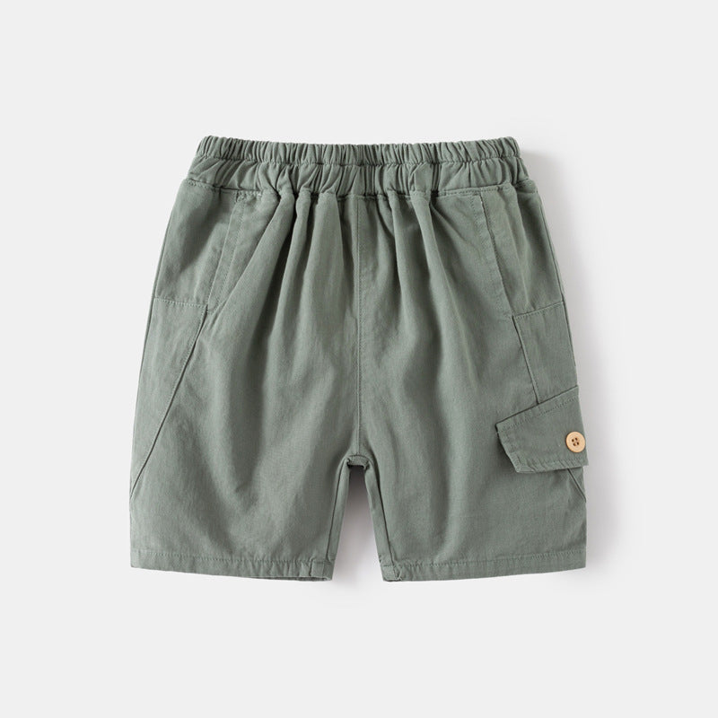 Kids Toddler Boys Casual Cute Solid Color Shorts