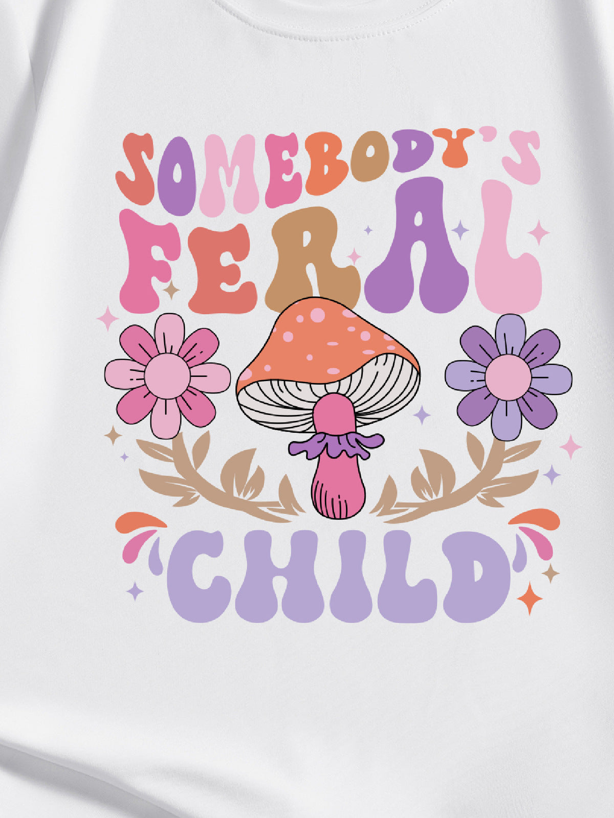 Kids Toddler Boys Girls Alphabet Print Short Sleeve T-Shirt