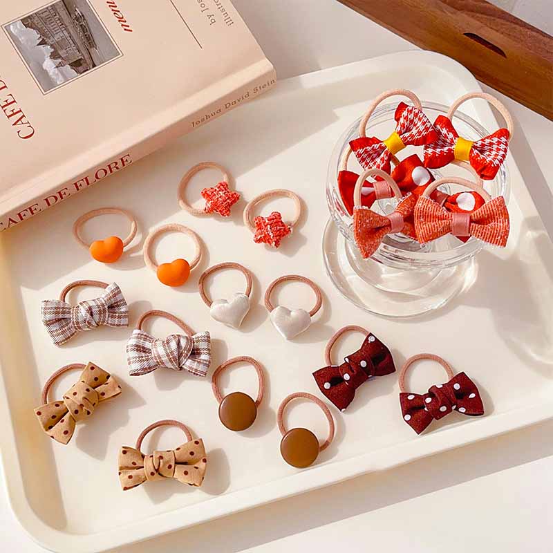 Kids Girls Cute Sweet Hair Rings