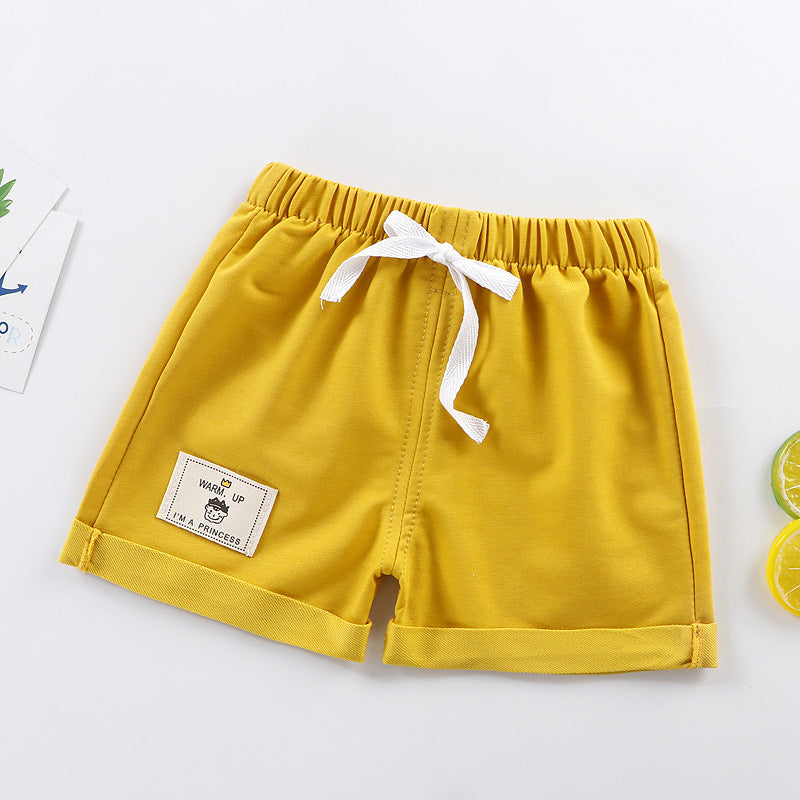 Kids Casual Elastic Summer Outer Wear Thin Shorts