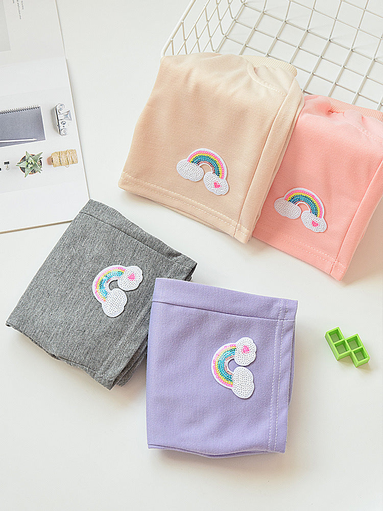 Children Kids Baby Fashion Girls Casual Basic Sports Rainbow Shorts