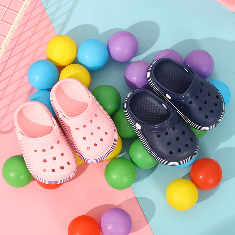 Children Kids Baby Fashion Girls Boys Hole Indoor Beach Slippers Shoes