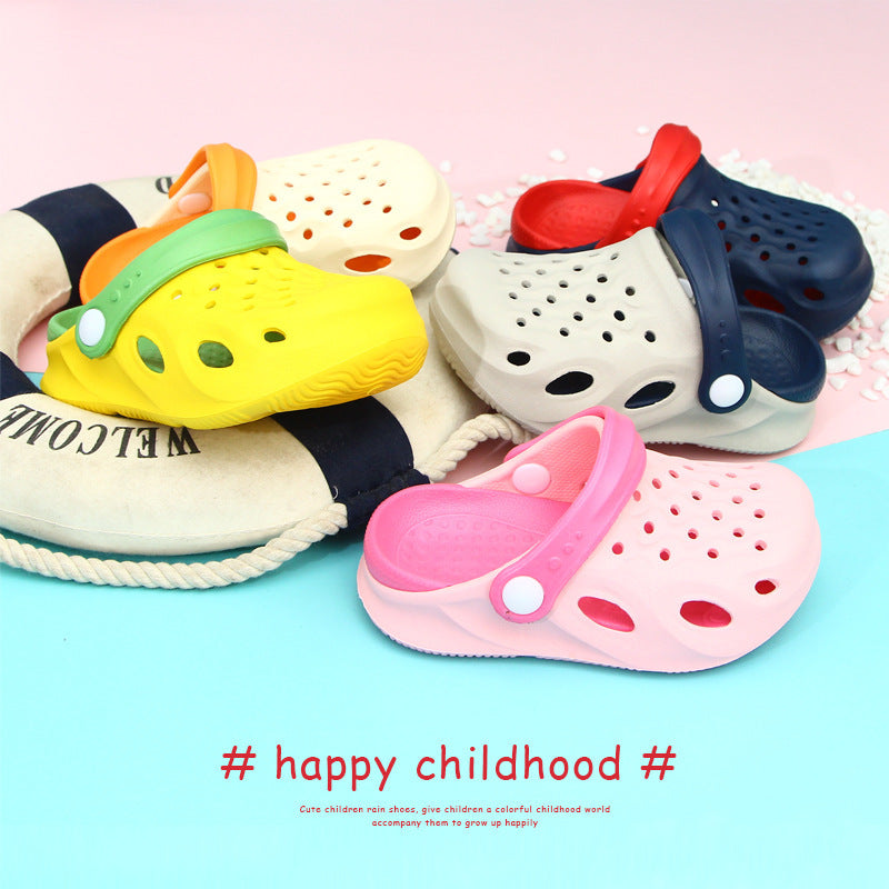 Children Kids Baby Fashion Girls Boys Hole Indoor Beach Slippers Shoes