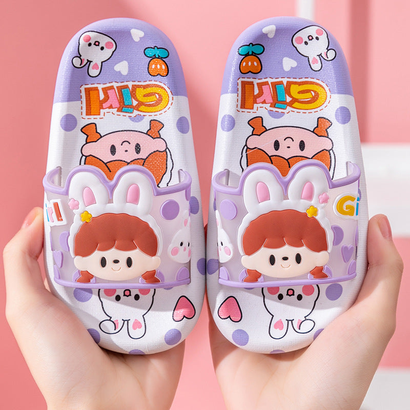Summer Children Girl Cartoon Slippers