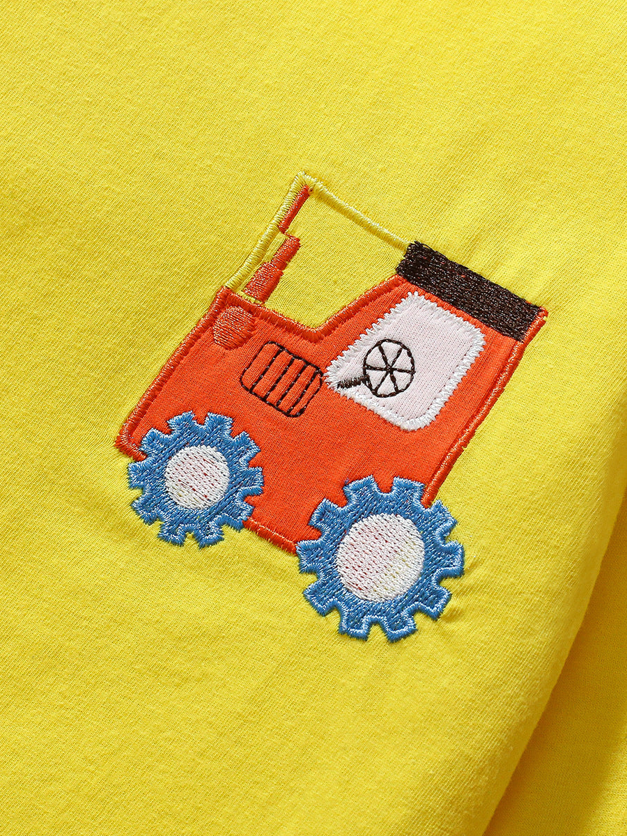 Kids Toddler Boys Casual Cartoon Short Sleeve T-Shirt