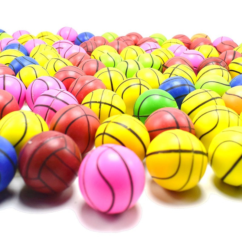 30Mm Basketball Bouncy Ball Toy