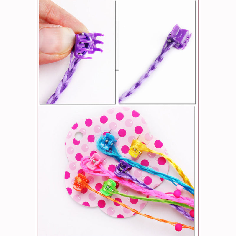 6Pcs/Set Women Girls Hair Clip Claw Wig Ponytail Hair Accessories