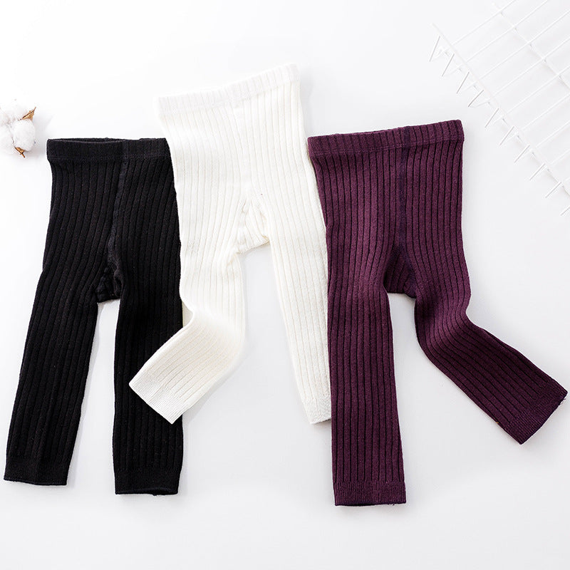 Childrenn Kids Pantyhose Spring And Autumn Baby Knitted Leggings