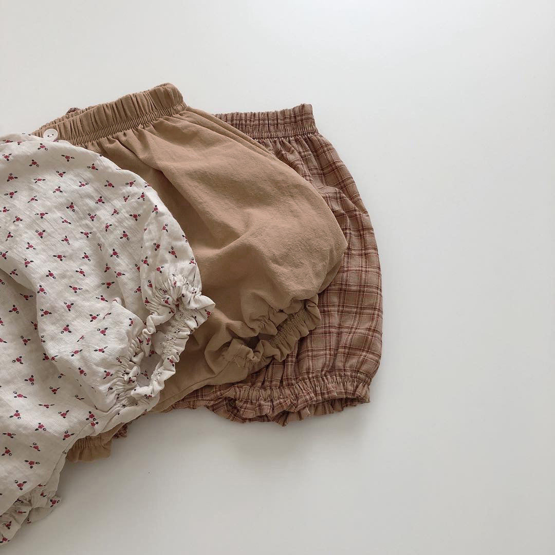 Baby'S Simple Print Shorts