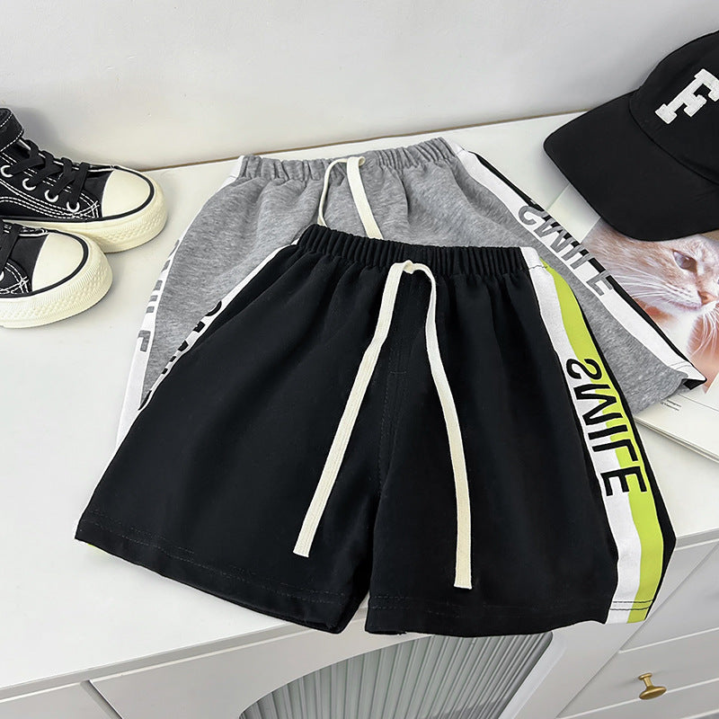 Kids Toddler Boys Girls Summer Casual Sport Letter Print Shorts