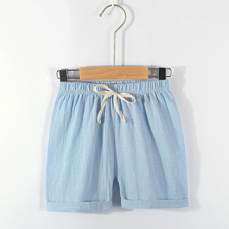 Kids Toddler Boy Fashion Thin Cotton Solid Shorts