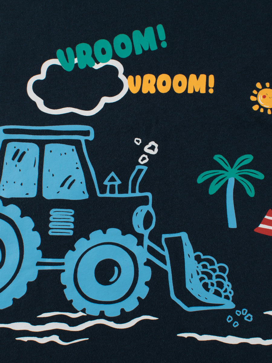 Children Fashion Boy'S Cartoon Printed Short Sleeve T-Shirt