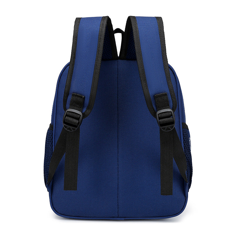 Children Fashion Girls Boys Color Matching Nylon Backpack School Bag