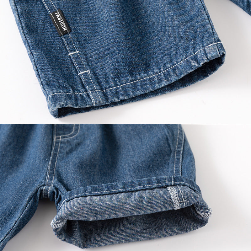 Kids Toddler Boys Casual Fashion Denim Shorts