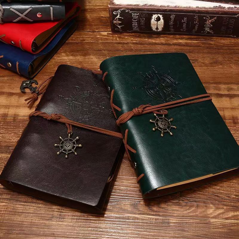 Vintage Pirate Loose-Leaf Notebook Kraft Paper Notebook
