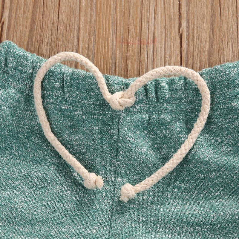 Baby Basic Solid Color Elastic PP Shorts