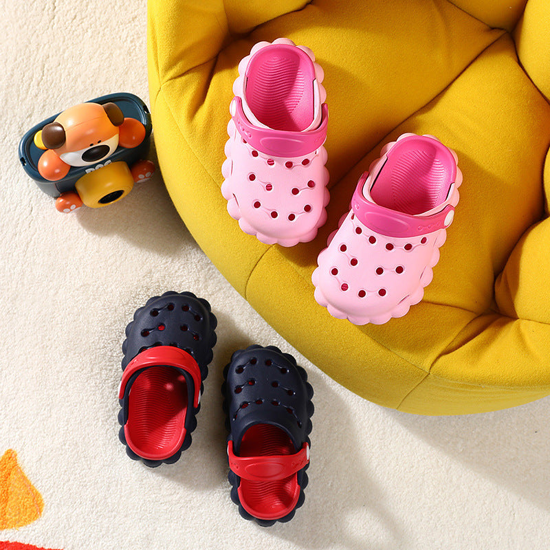 Children Kids Baby Fashion Girls Boys Hole Indoor Beach Slippers Shoes