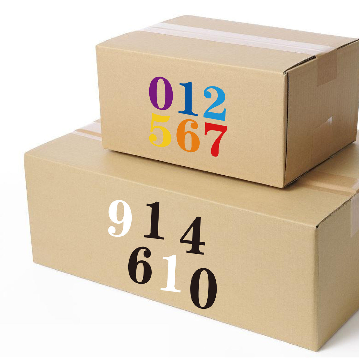 1-4 Inch Waterproof Vinyl Digital Sticker