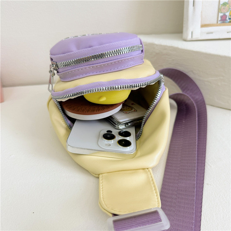 Kids Unisex Fashion Casual Cute Alphabet Chest Bag