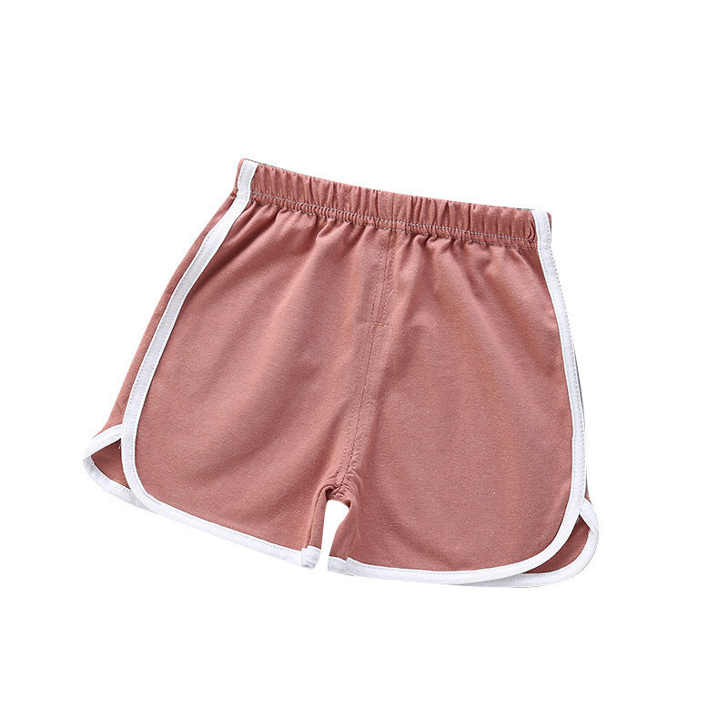 Kids Basic Elastic Casual Beach Shorts