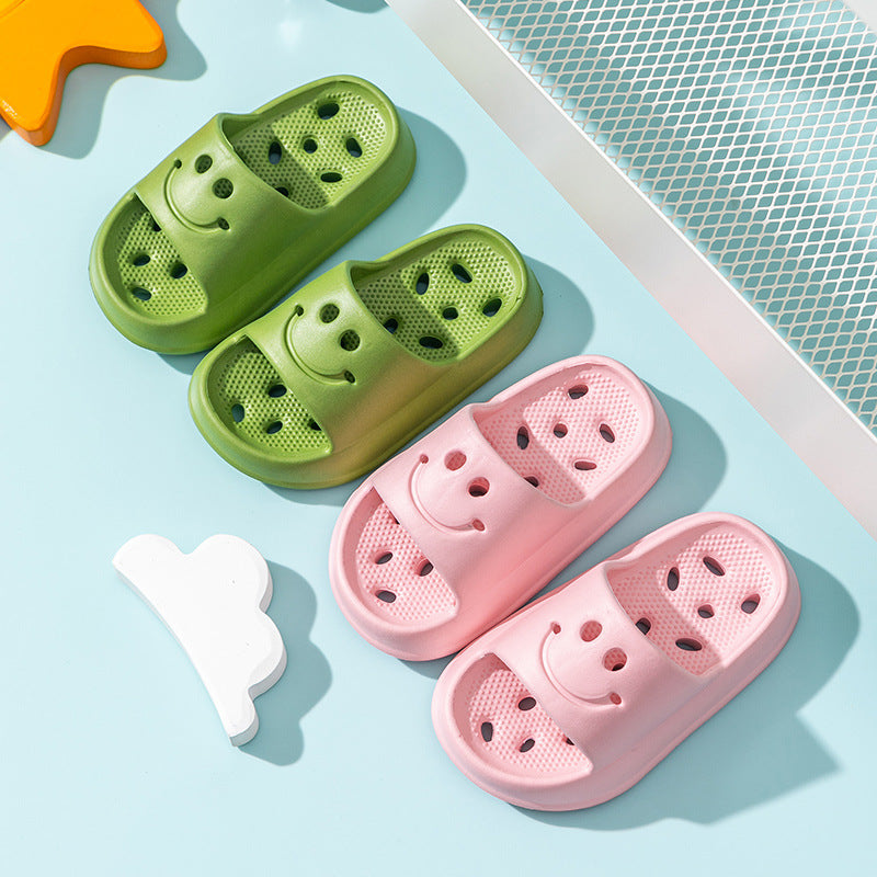 Children Fashion Smiley Girl Slippers