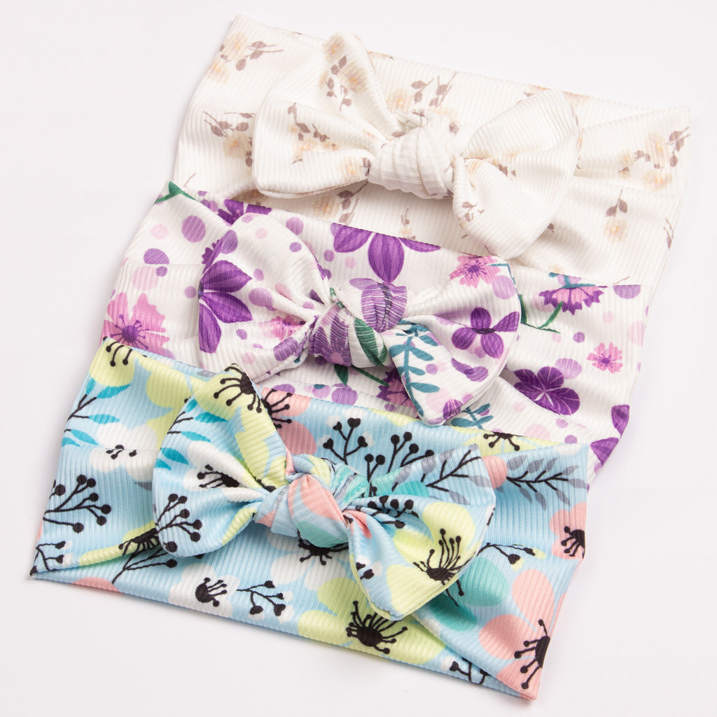 Kids Unisex Cute Tiny Flower Bow Hair Band