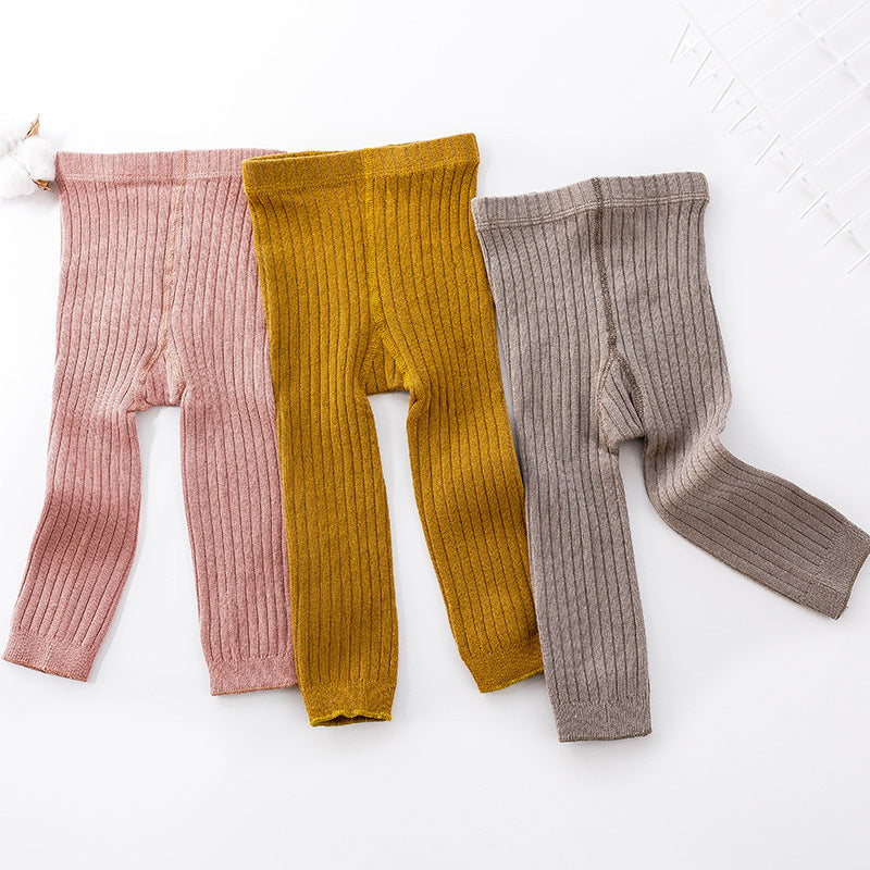 Childrenn Kids Pantyhose Spring And Autumn Baby Knitted Leggings