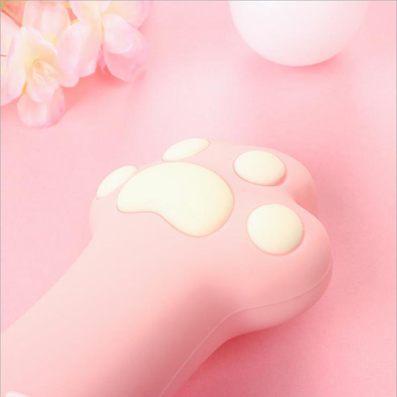 Fashion Cartoon Cute Cat'S Claw Silicone Zipper Large Capacity Pencil Case