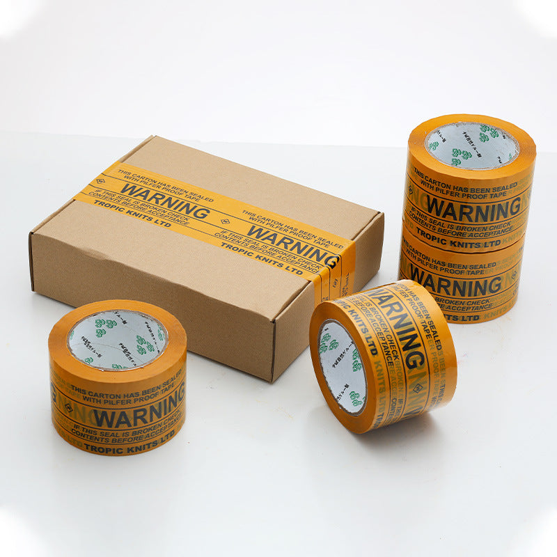 Warning Words Sealing Fragile Goods Packaging Sealing Tape