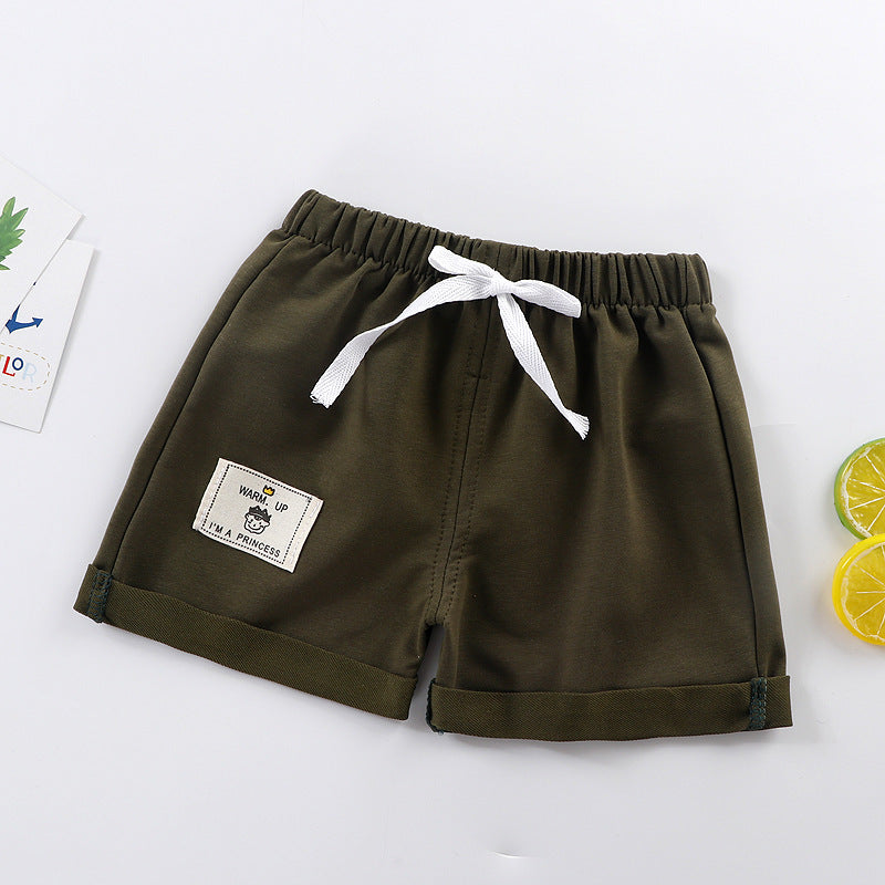 Kids Casual Elastic Summer Outer Wear Thin Shorts