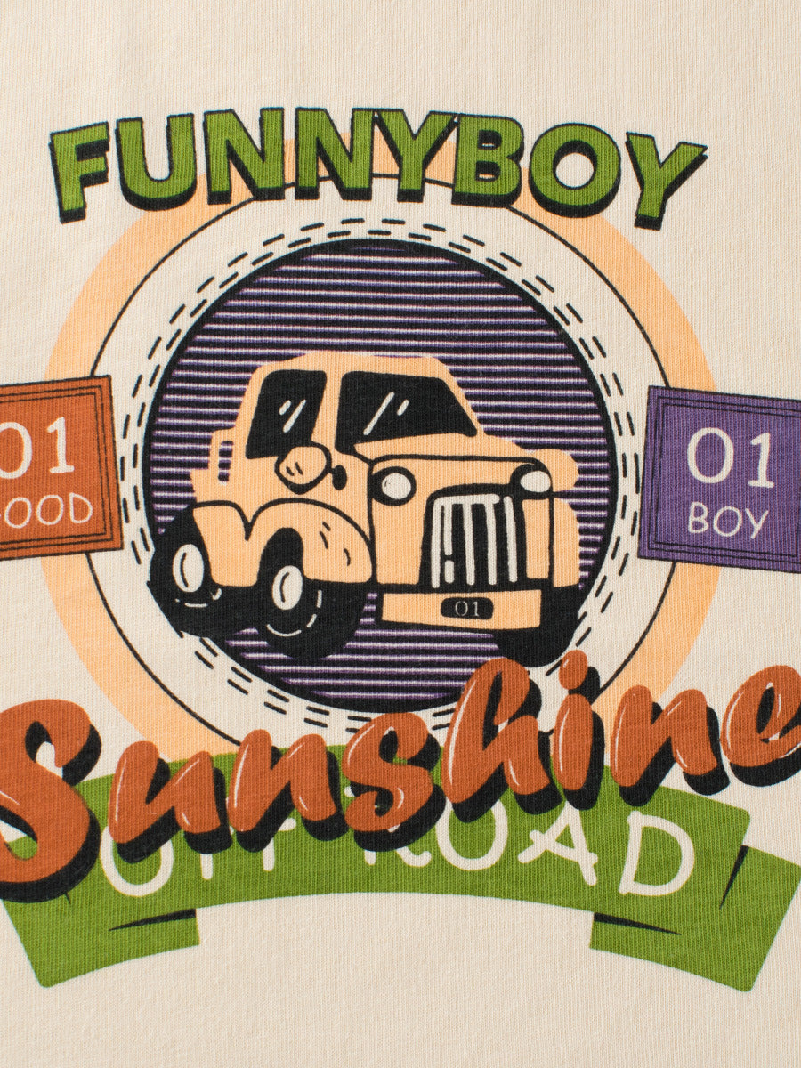 Boys Casual Cartoon Printed Long Sleeve T-Shirt