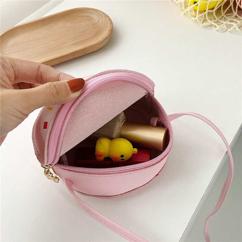 Kids Cute Round Crossbody Bag
